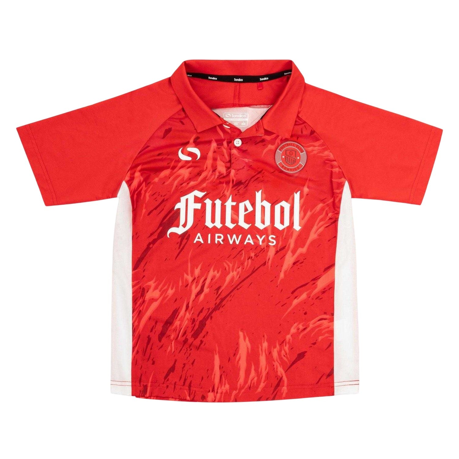 Red - Front - Sondico Childrens-Kids Team Polo Shirt