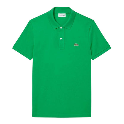 Green - Front - Lacoste Mens Pique Lightweight Polo Shirt
