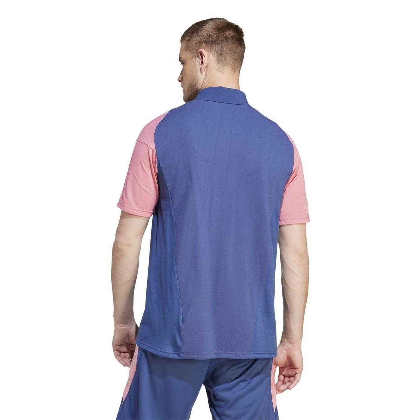Indigo - Back - Adidas Mens Tiro 23 Olympique Lyonnais Polo Shirt
