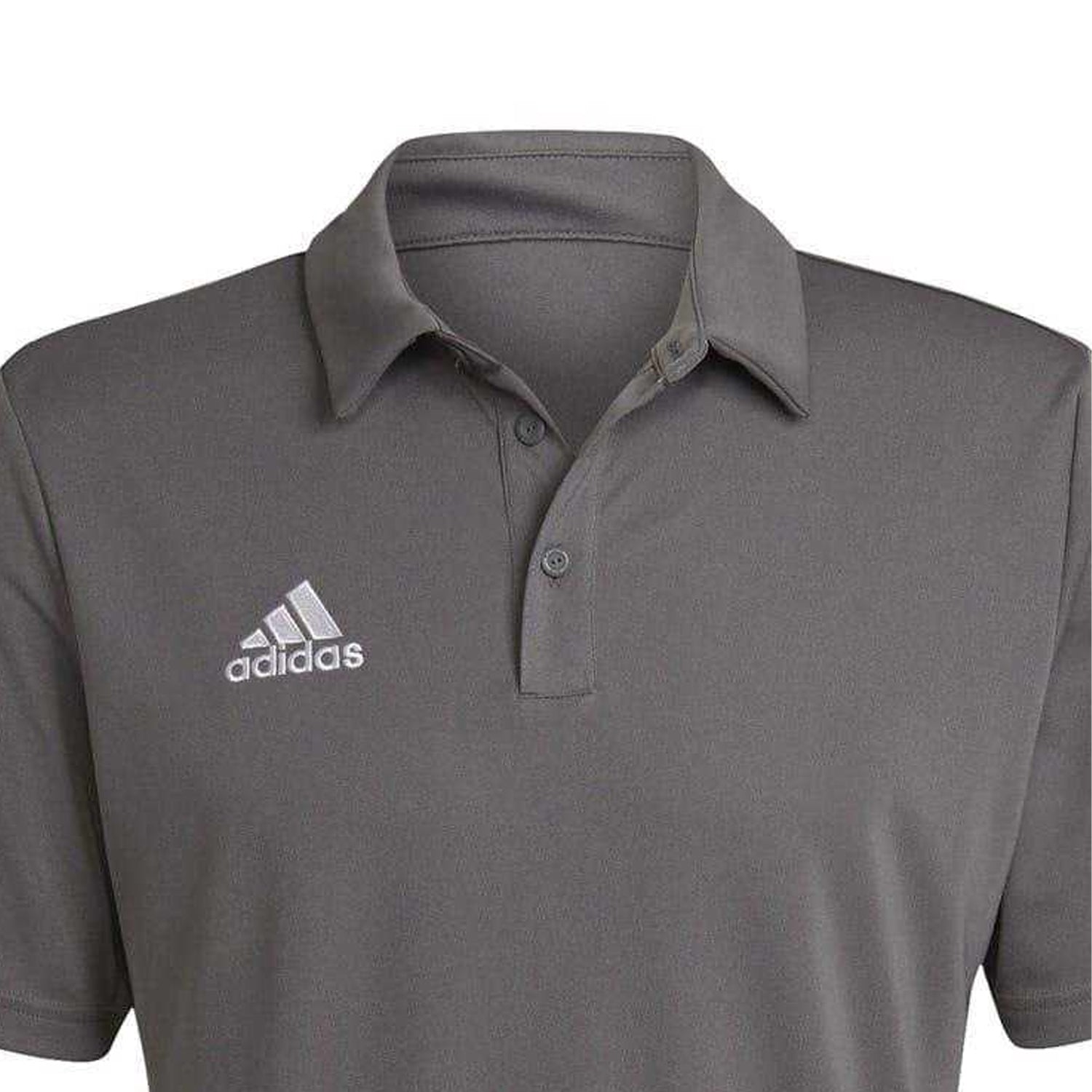 Grey - Side - Adidas Mens Entrada 22 Polo Shirt