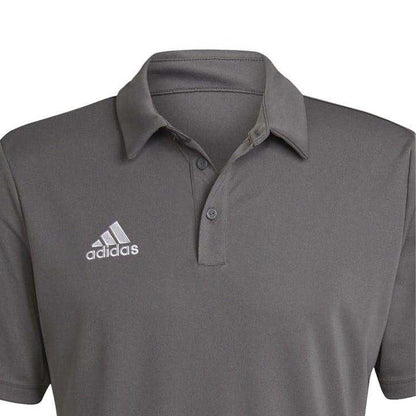 Grey - Side - Adidas Mens Entrada 22 Polo Shirt