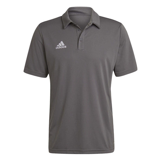 Grey - Front - Adidas Mens Entrada 22 Polo Shirt