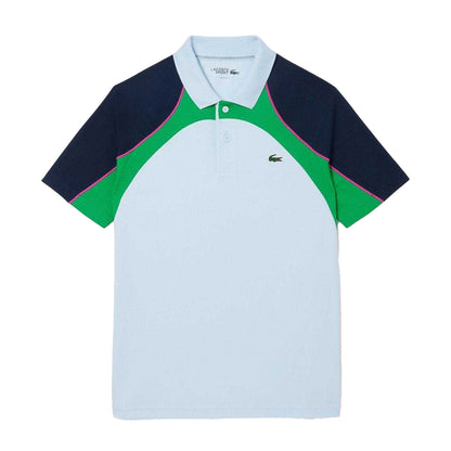 Blue - Front - Lacoste Mens Ultra Dry Tennis Polo Shirt