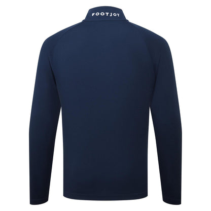 Blue - Back - FootJoy Mens Wordmark Golf Midlayer