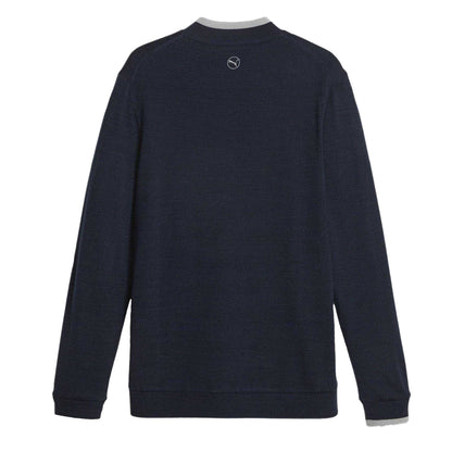 Navy Blazer - Back - Puma Mens WindCell Sweatshirt