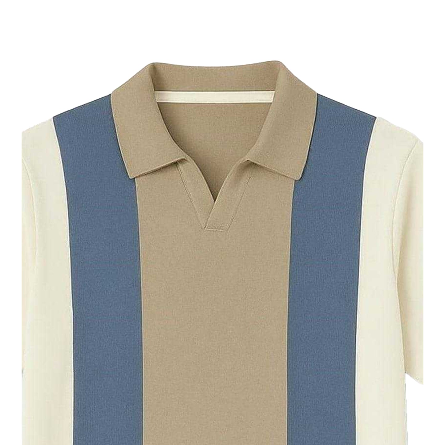 Cream - Side - Firetrap Mens Colour Block Polo Shirt