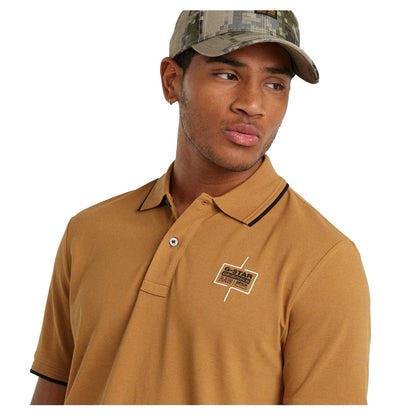 Chipmunk - Side - G-Star Mens Chest Logo Polo Shirt