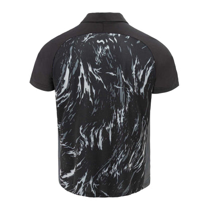 Black - Back - Sondico Mens Team Polo Shirt