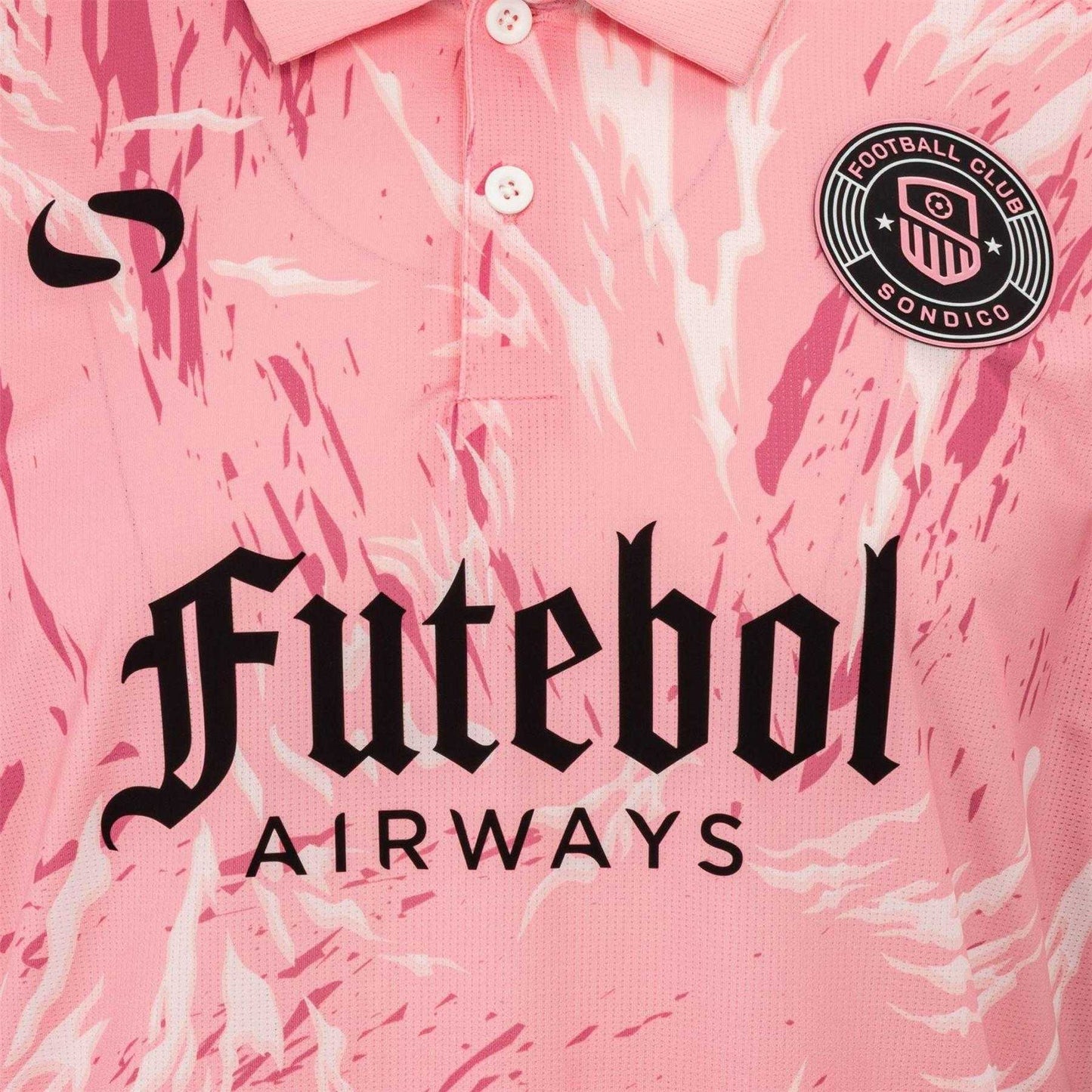 Pink - Pack Shot - Sondico Mens Team Polo Shirt
