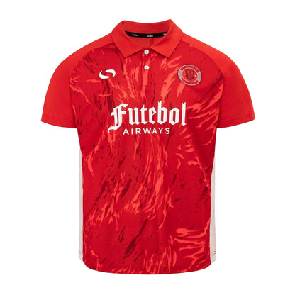 Red - Front - Sondico Mens Team Polo Shirt