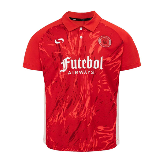 Red - Front - Sondico Mens Team Polo Shirt