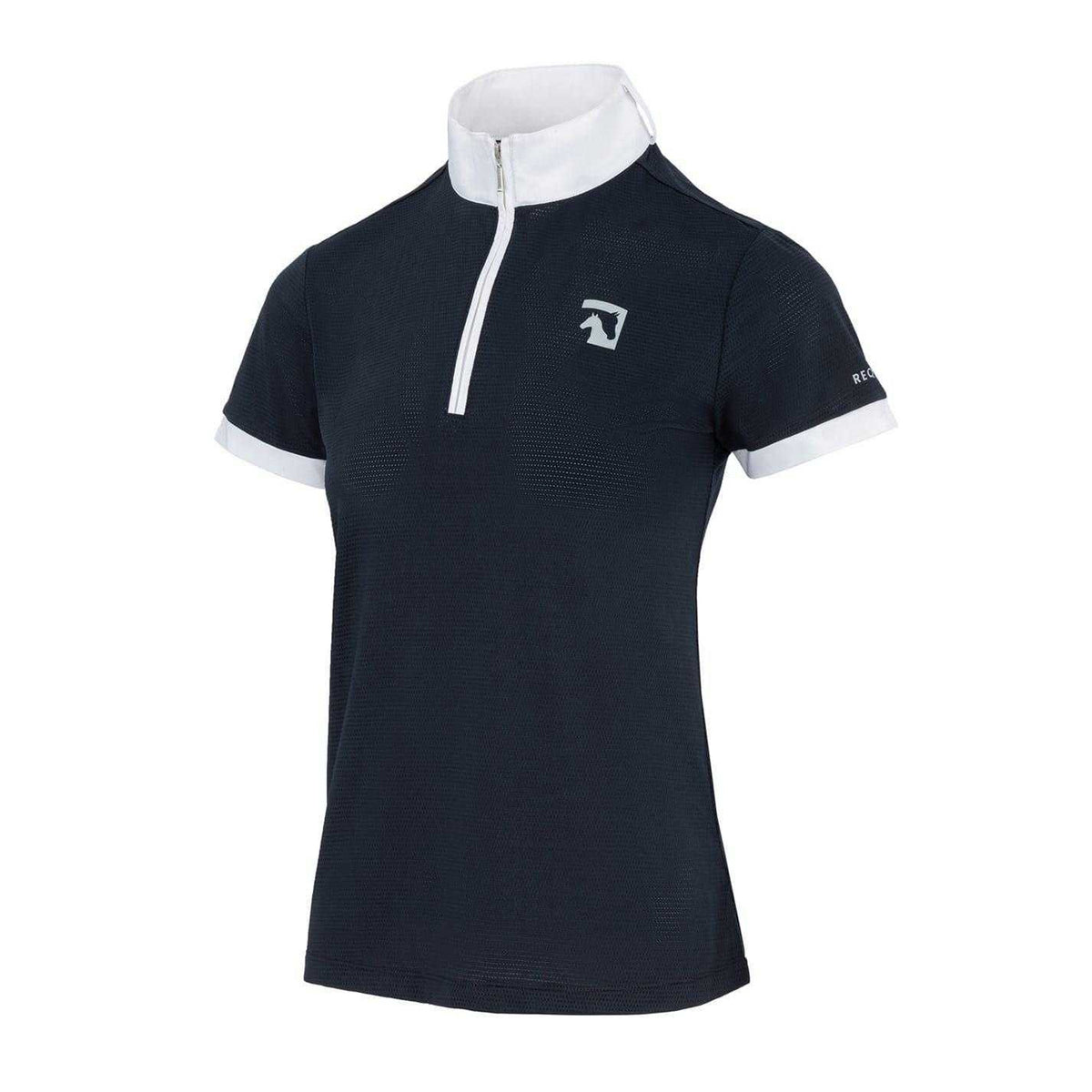 Navy - Side - Requisite Womens-Ladies Performance Show Shirt