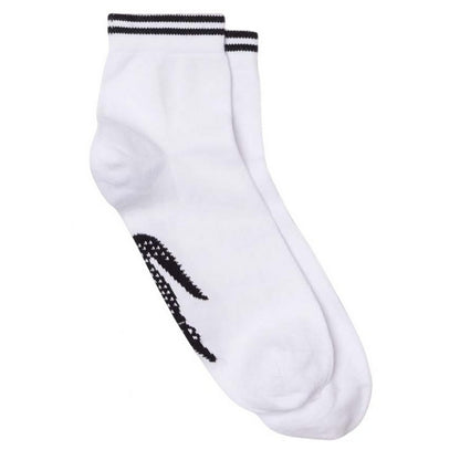 Black-White - Side - Lacoste Unisex Adult Low Sports Socks (Pack of 2)
