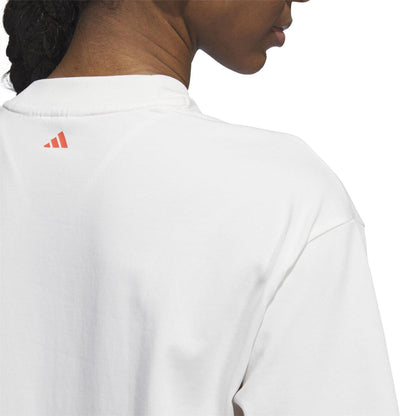 Cloud White - Lifestyle - Adidas Womens-Ladies Logo Basketball T-Shirt