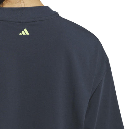 Blue-Ink - Lifestyle - Adidas Womens-Ladies Logo Basketball T-Shirt
