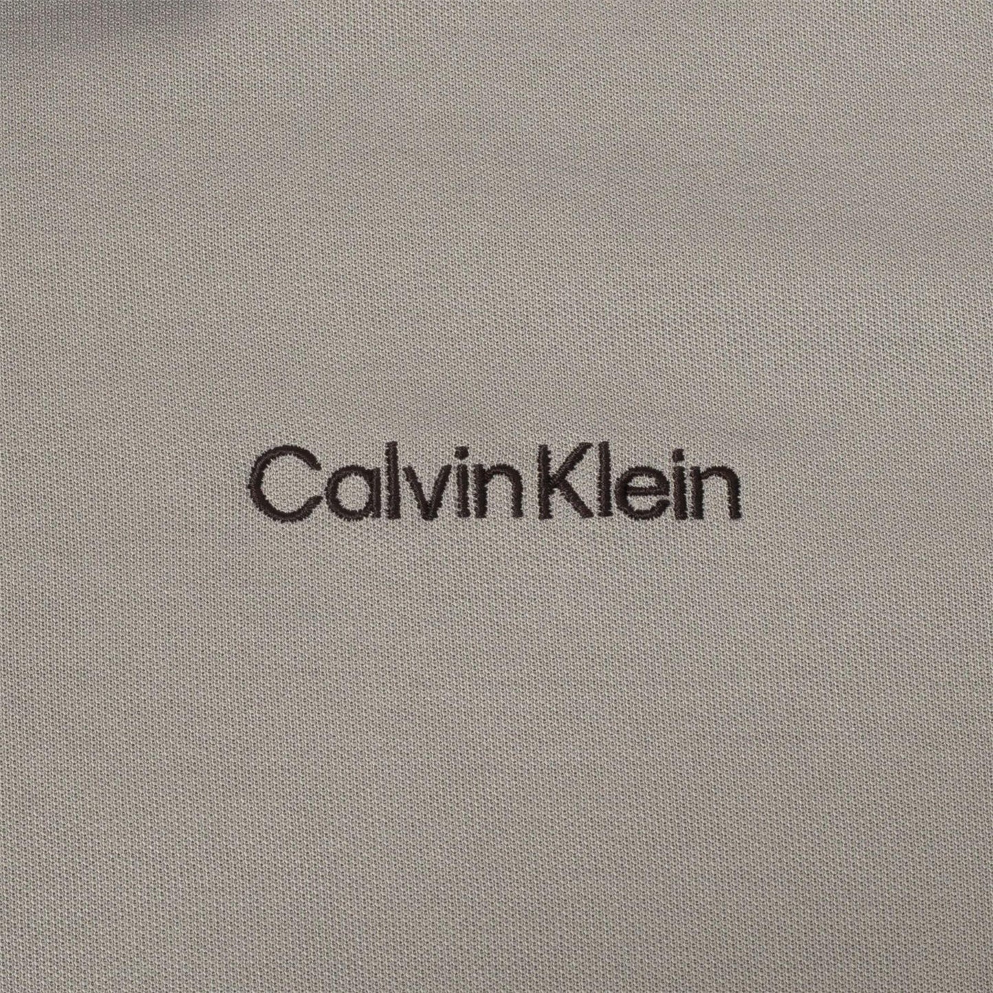 Black-Silver - Lifestyle - Calvin Klein Mens Embroidered Collared Polo Shirt