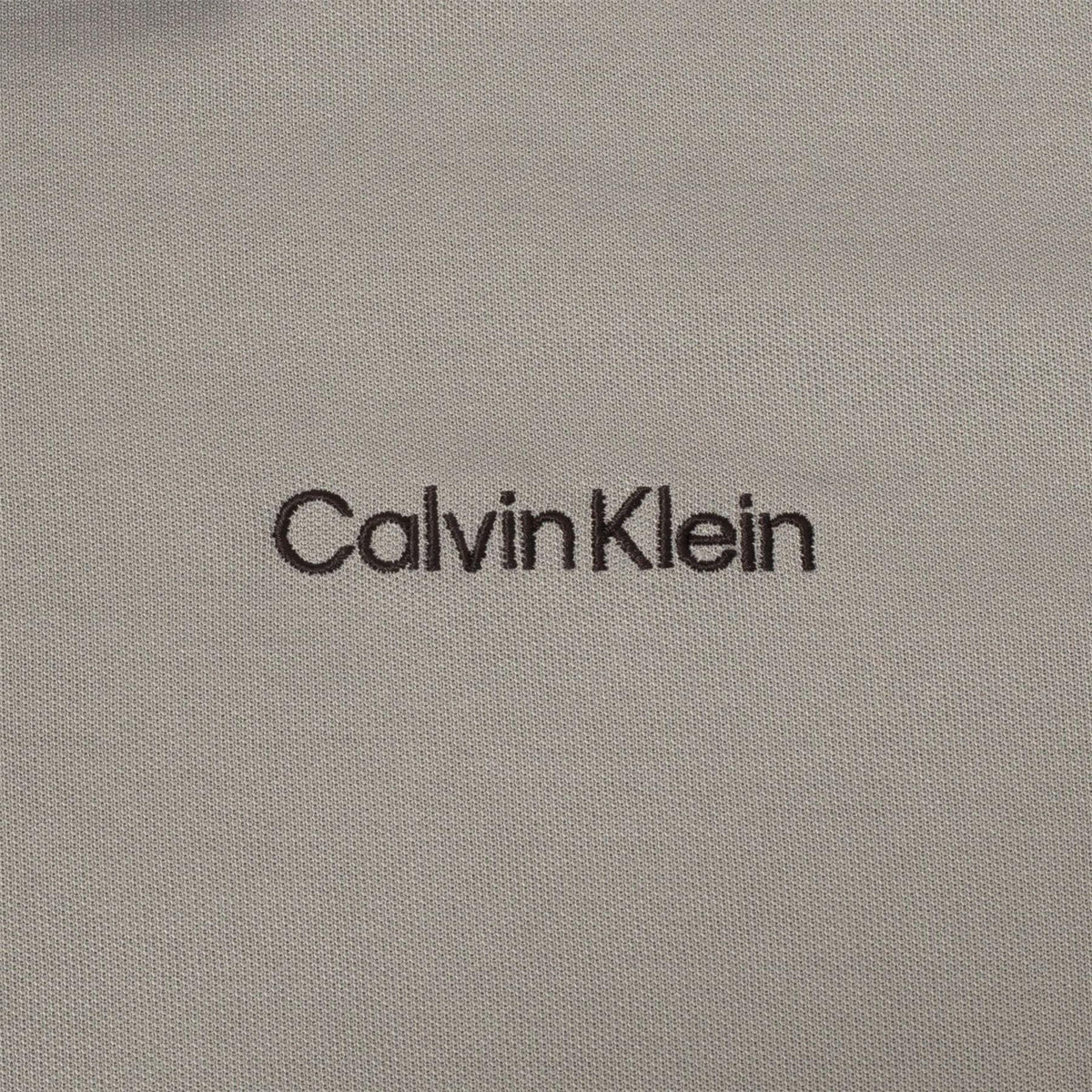 Black-Silver - Lifestyle - Calvin Klein Mens Embroidered Collared Polo Shirt