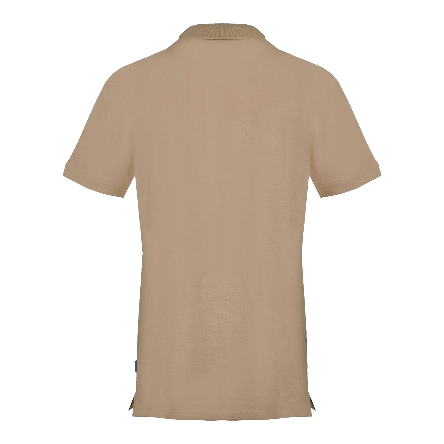 Beige - Back - Aquascutum Mens Union Jack Logo Polo Shirt