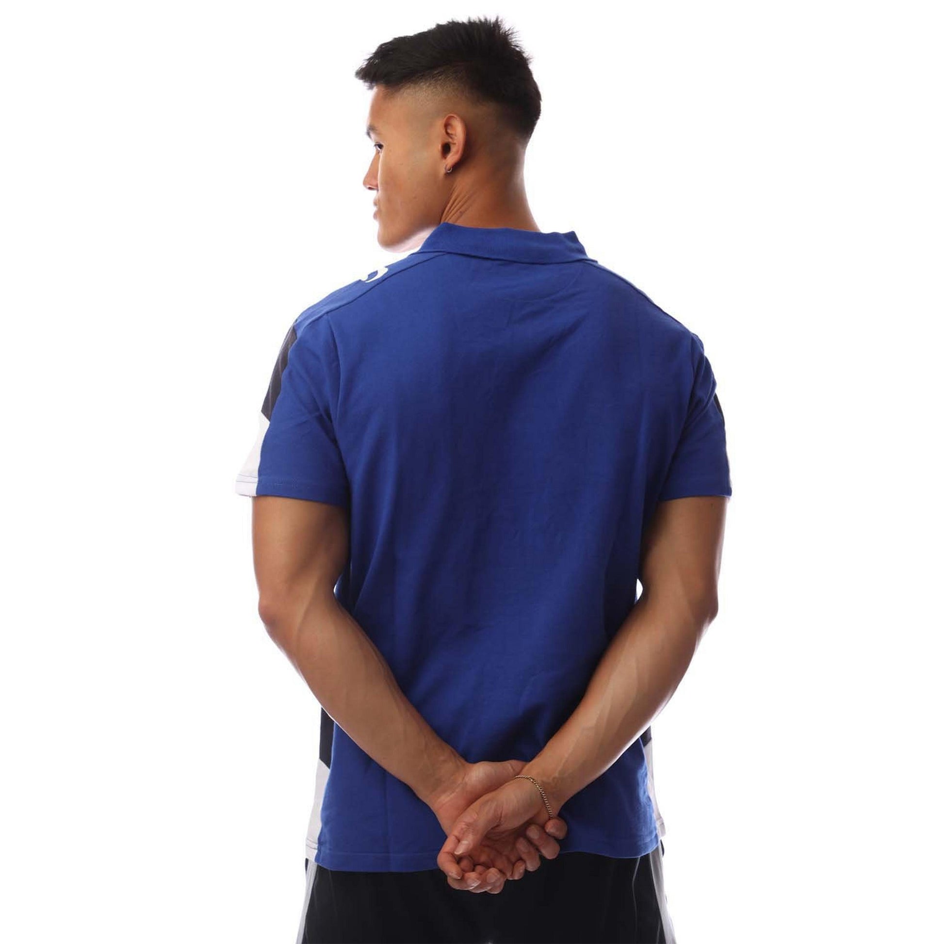 Royal Blue-Navy-White - Back - Sondico Mens Venata Collared Polo Shirt