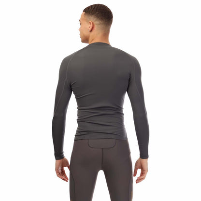 Charcoal - Back - Skins Mens Series-2 Long-Sleeved Top