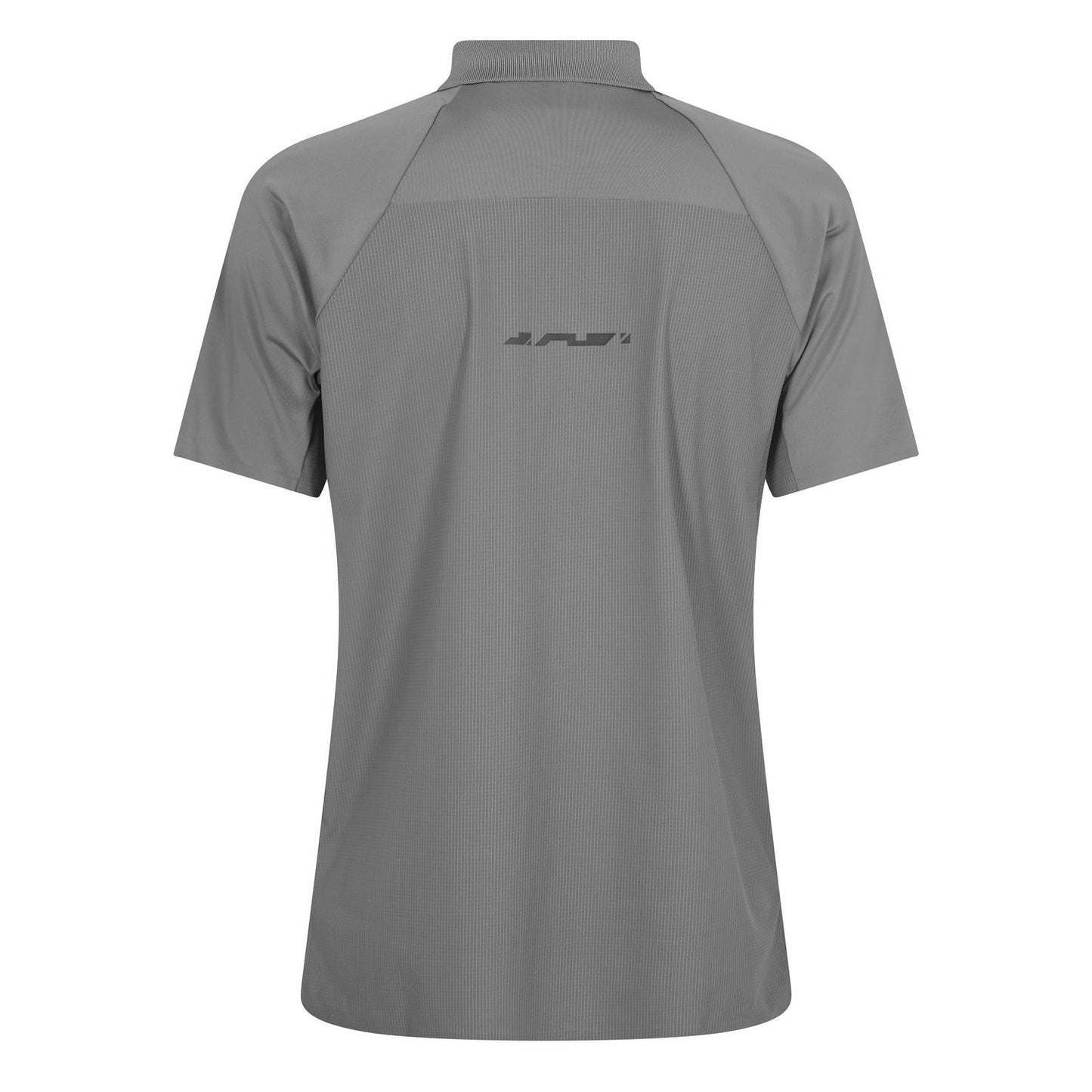 Dark Beige - Back - Boss Mens Paddytech Logo Raglan Polo Shirt
