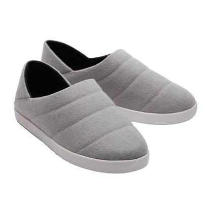Grey - Lifestyle - Toms Womens-Ladies Quilted Flat Slippers