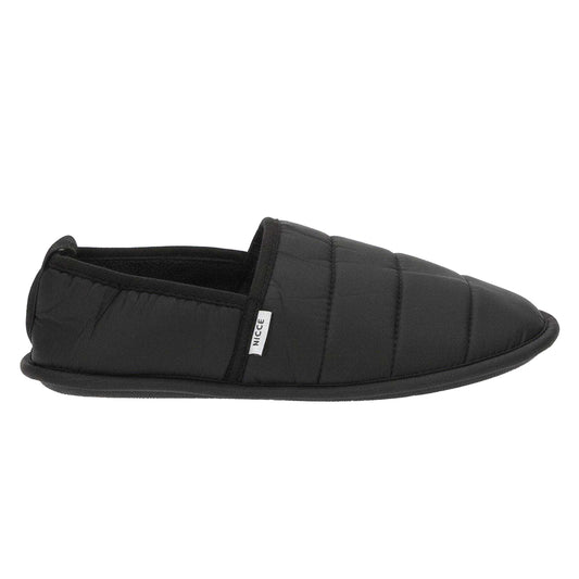 Black - Front - Nicce Mens Daniel Quilted Slippers
