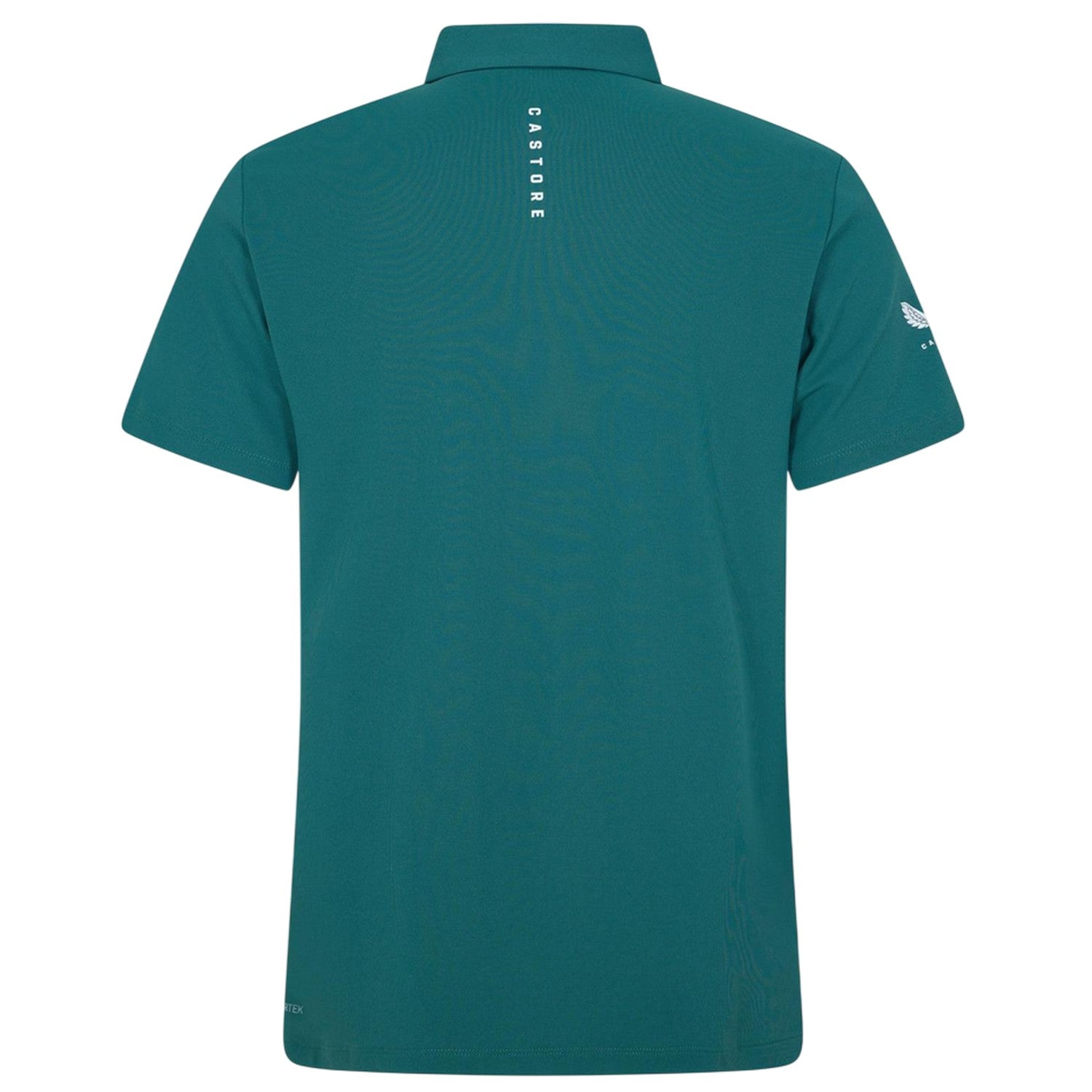 Green - Back - Castore Mens Essential Regular Polo Shirt