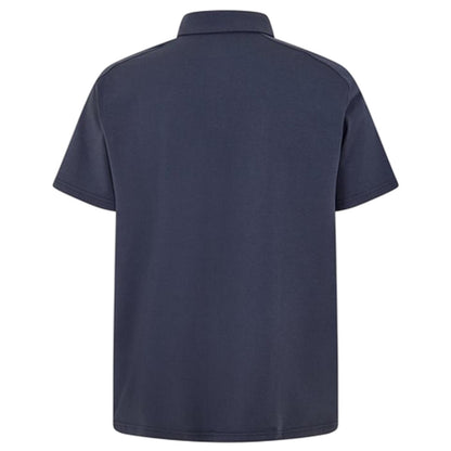 Navy - Back - Castore Mens England Rugby Travel Polo Shirt