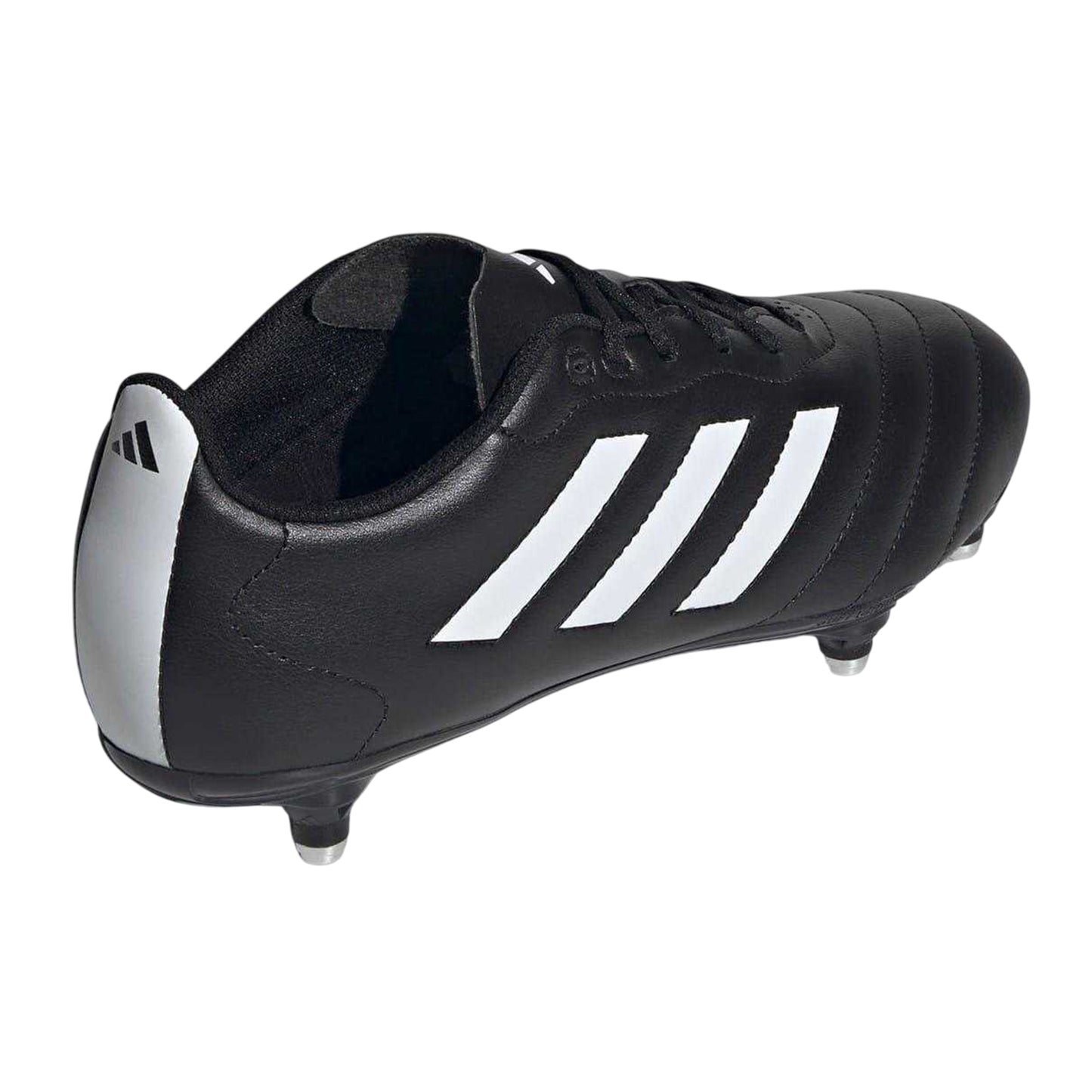 Black-White - Back - Adidas Mens Goletto VIII Soft Ground Football Boots