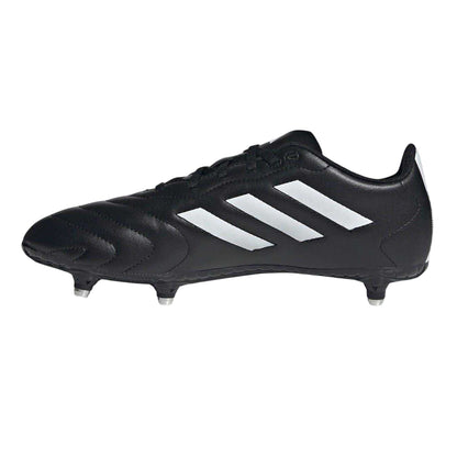 Black-White - Side - Adidas Mens Goletto VIII Soft Ground Football Boots