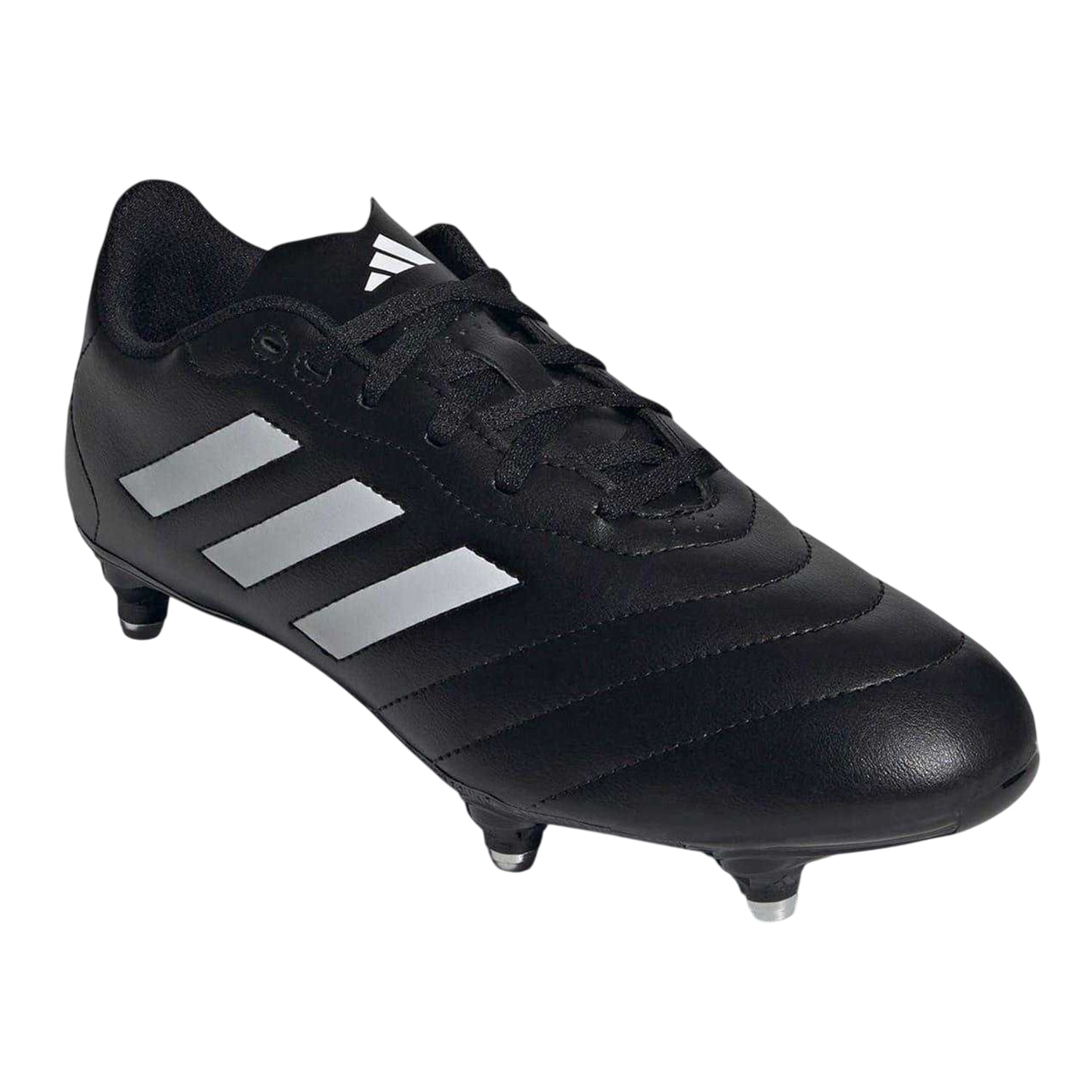 Black-White - Pack Shot - Adidas Mens Goletto VIII Soft Ground Football Boots