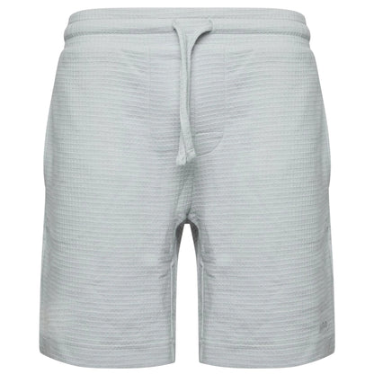 Grey - Front - Hugo Mens Waffle Structured Pyjama Shorts