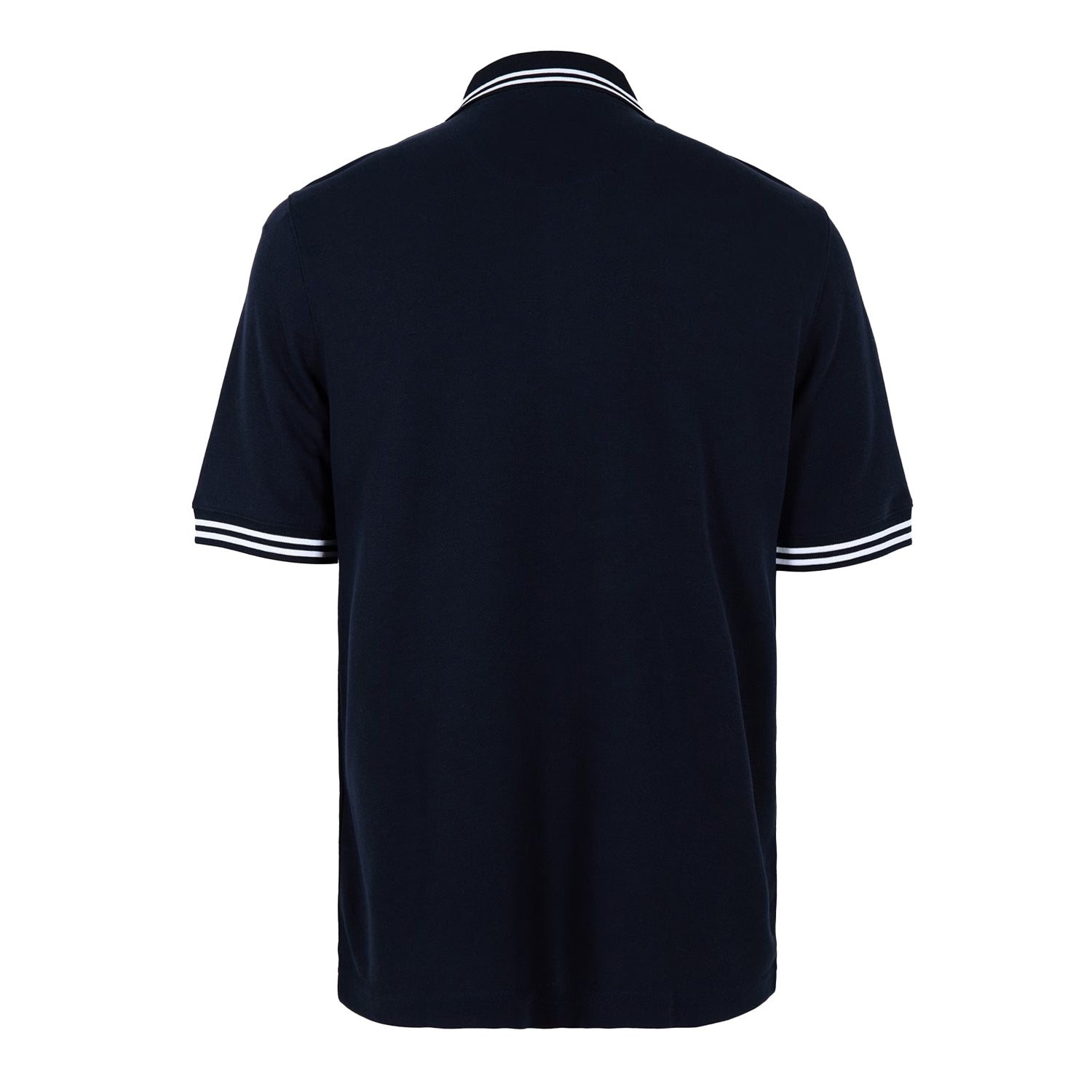 Navy - Back - Ted Baker Mens Tipped Regular Polo Shirt