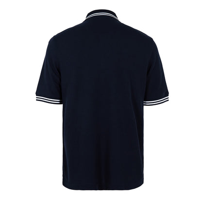 Navy - Back - Ted Baker Mens Tipped Regular Polo Shirt