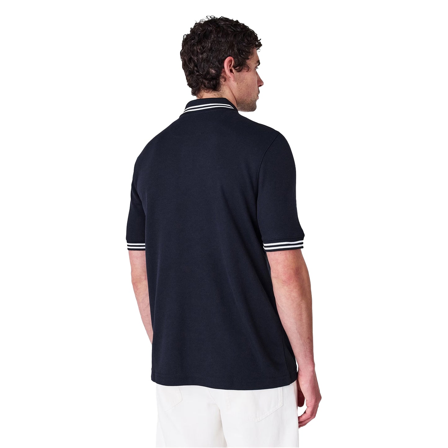 Navy - Lifestyle - Ted Baker Mens Tipped Regular Polo Shirt