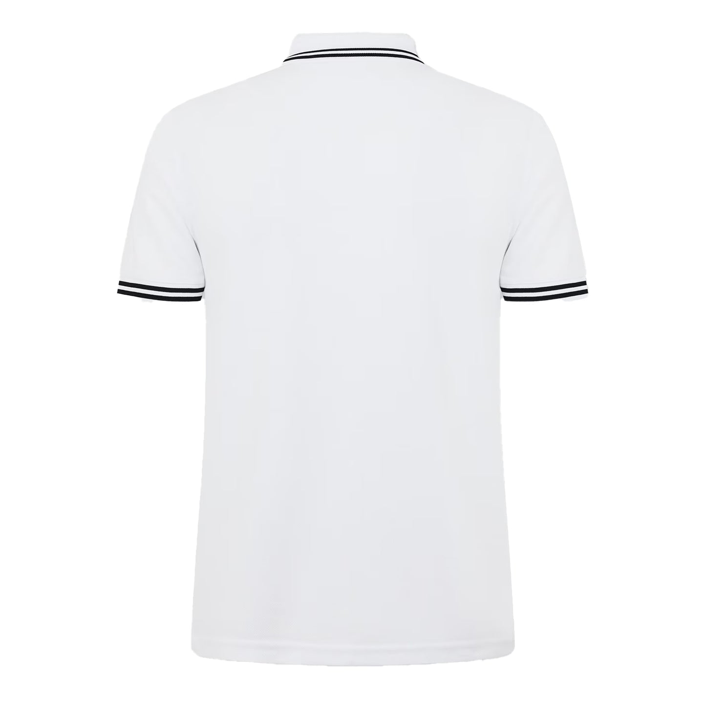 White - Back - Ted Baker Mens Tipped Regular Polo Shirt