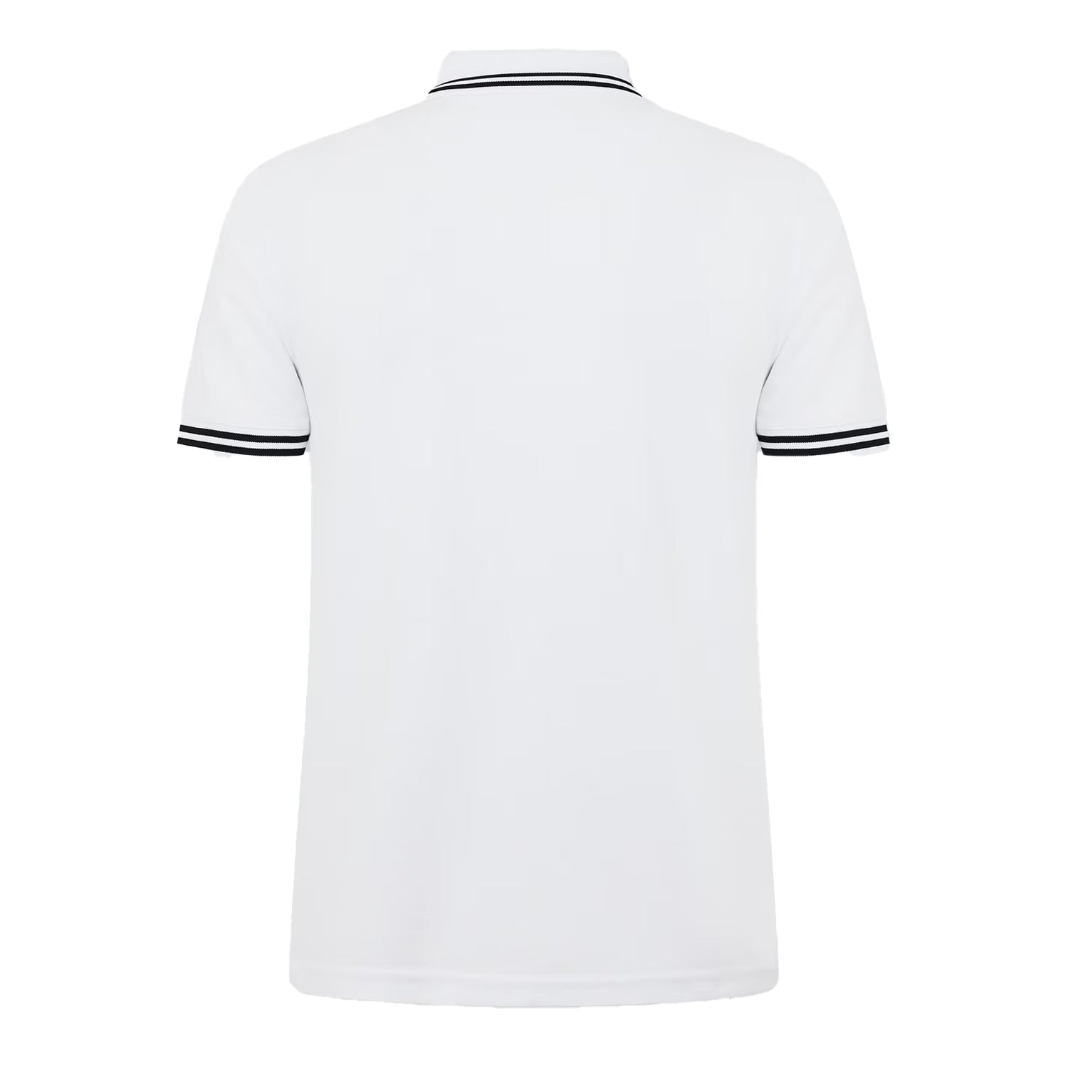 White - Back - Ted Baker Mens Tipped Regular Polo Shirt