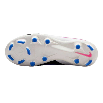 Blue-White-Pink - Lifestyle - Nike Childrens-Kids Academy Training Firm Ground Football Boots