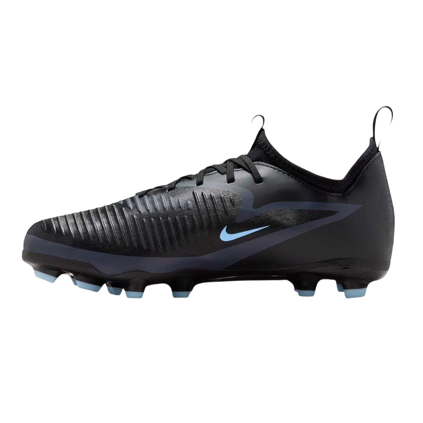 Black - Side - Nike Childrens-Kids Academy Training Firm Ground Football Boots