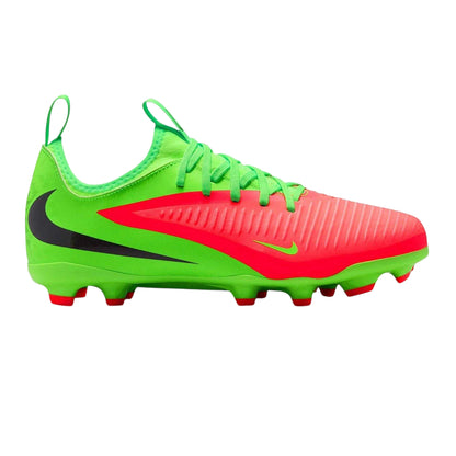 Pink - Front - Nike Childrens-Kids Academy Training Firm Ground Football Boots