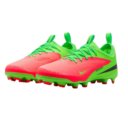 Pink - Close up - Nike Childrens-Kids Academy Training Firm Ground Football Boots
