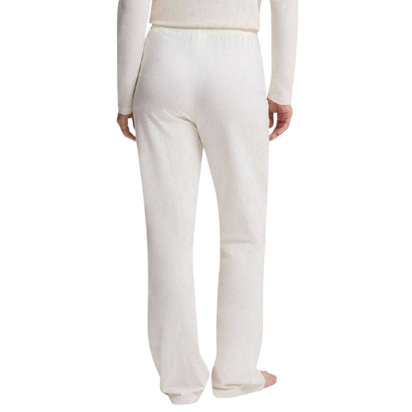 White - Back - Boss Womens-Ladies Cotton Logo Pyjama Bottoms