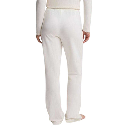 White - Back - Boss Womens-Ladies Cotton Logo Pyjama Bottoms