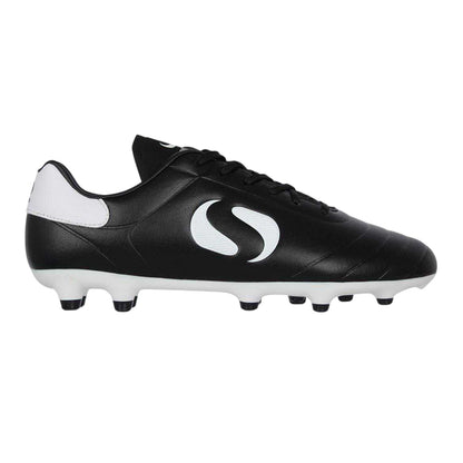 Black-White - Front - Sondico Childrens-Kids Strike Firm Ground Football Boots