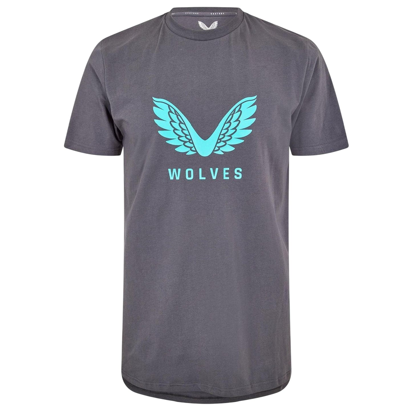Ebony - Front - Castore Mens Wolves T-Shirt