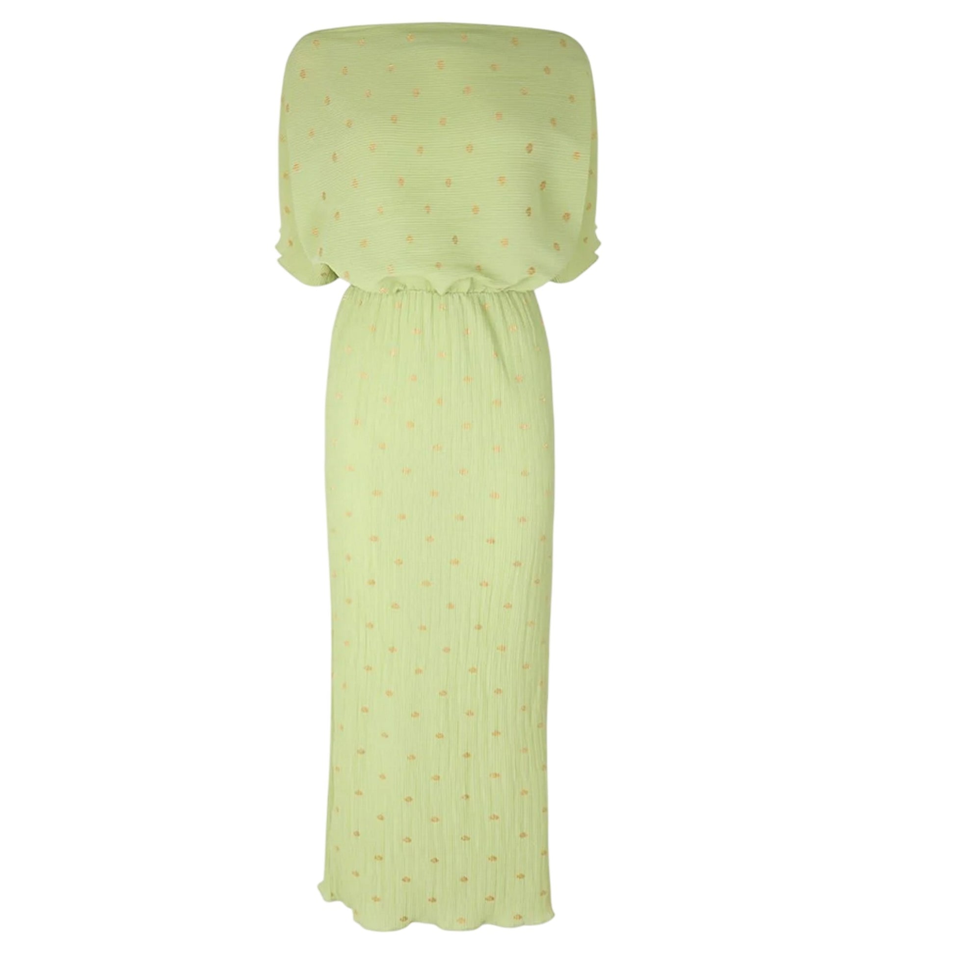 Green - Back - Never Fully Dressed Womens-Ladies Off Shoulder Maxi Dress