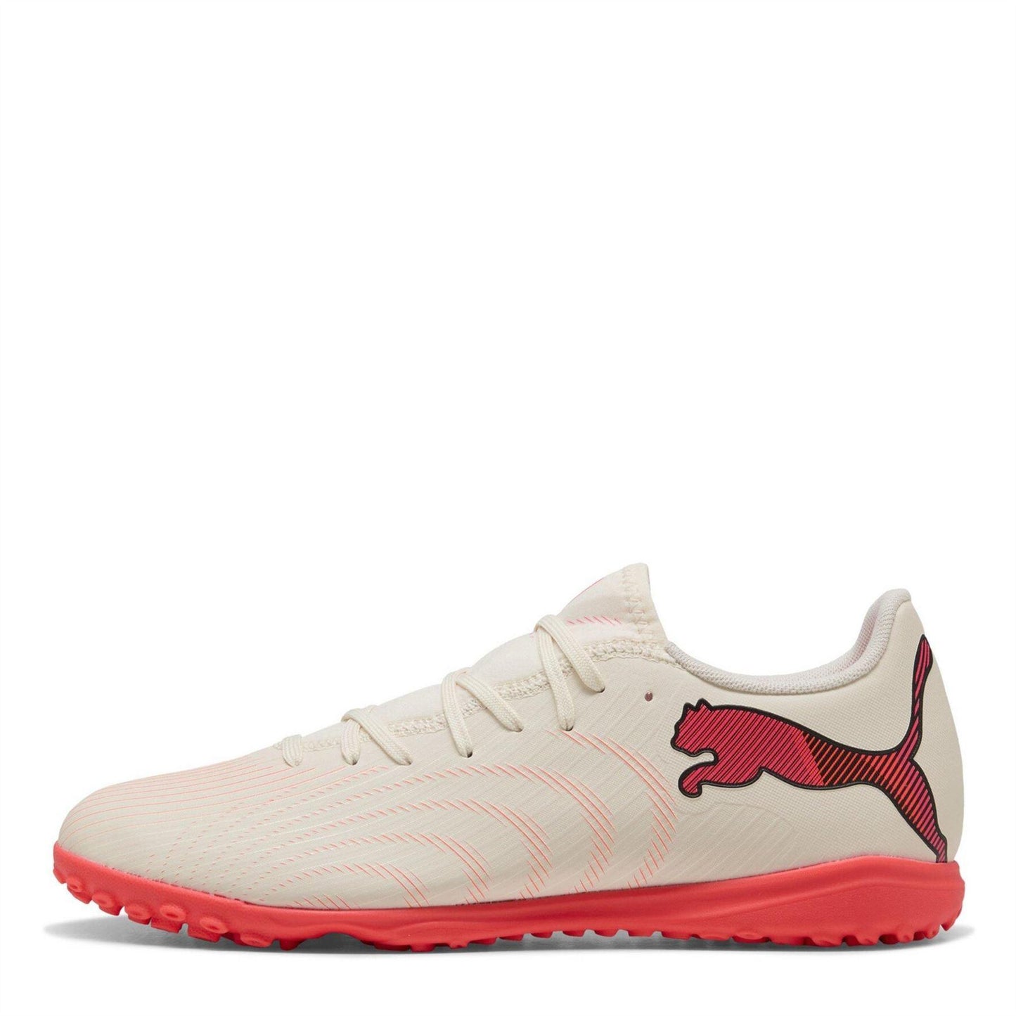 Almond-Red - Back - Puma Mens Future 9 Play Football Boots