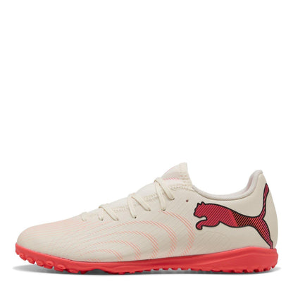 Almond-Red - Back - Puma Mens Future 9 Play Football Boots