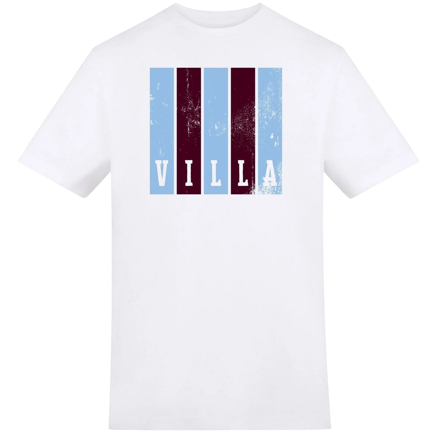 White - Front - AWD Mens Villa Short-Sleeved T-Shirt